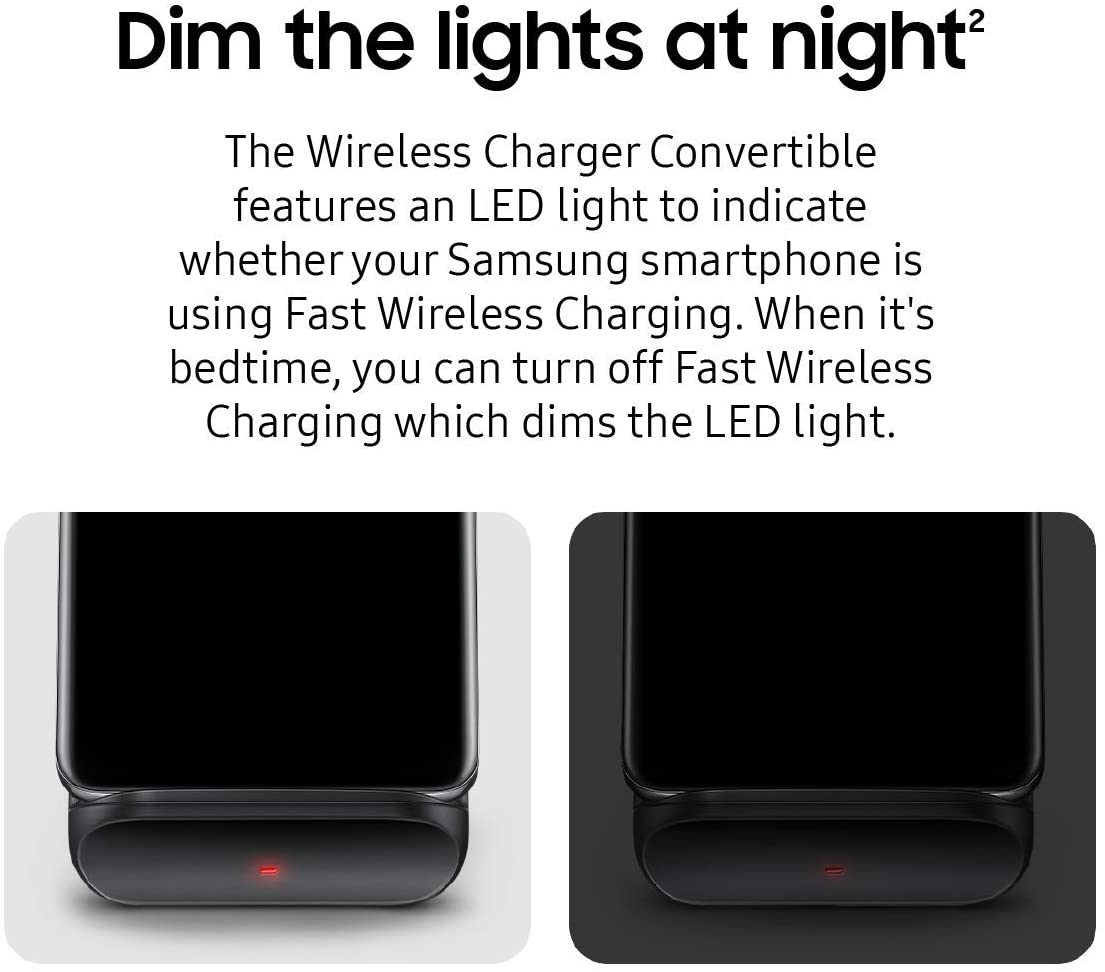 SAMSUNG Electronics Wireless Charger Convertible Qi Certified (Pad/Stand) (Pad/Stand), for Galaxy Buds, Galaxy Phones, - Image 3