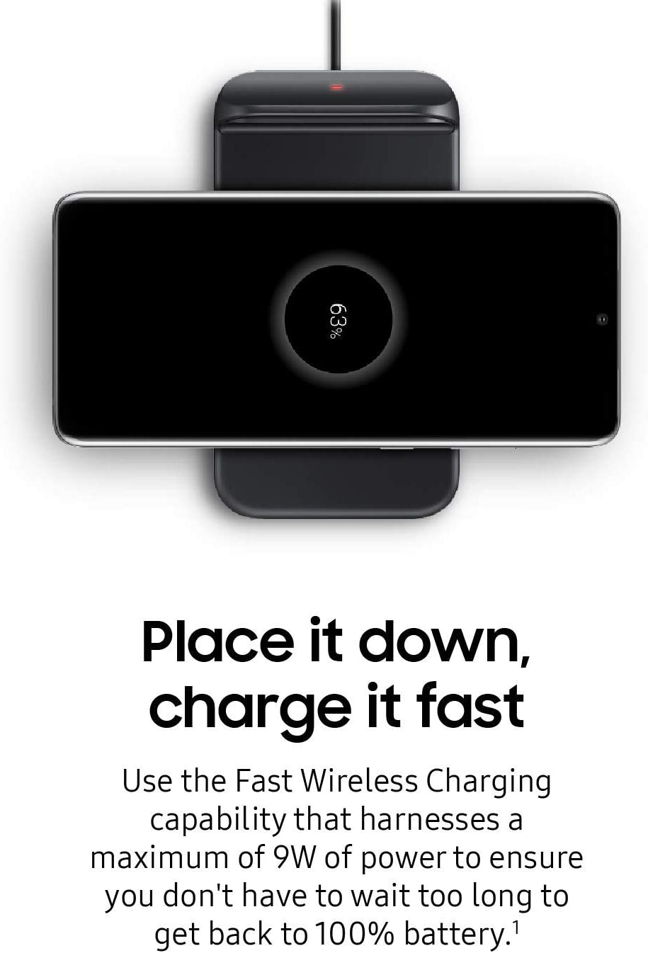 SAMSUNG Electronics Wireless Charger Convertible Qi Certified (Pad/Stand) (Pad/Stand), for Galaxy Buds, Galaxy Phones, - Image 4