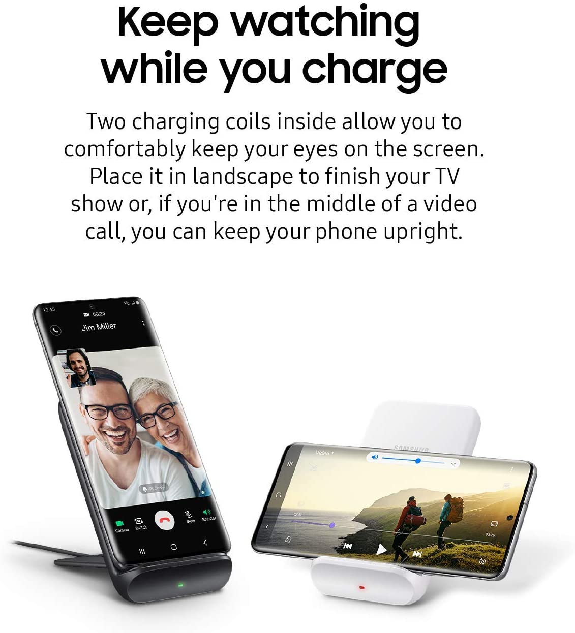 SAMSUNG Electronics Wireless Charger Convertible Qi Certified (Pad/Stand) (Pad/Stand), for Galaxy Buds, Galaxy Phones, - Image 6