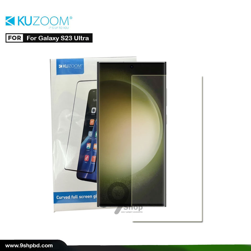 KUZOOM UV Nano Optics Tempered Curved Glass Screen Protector For