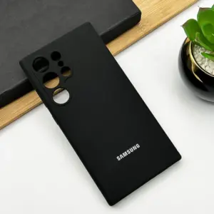 Samsung Galaxy S23 Ultra Liquid Silicon Case - Black