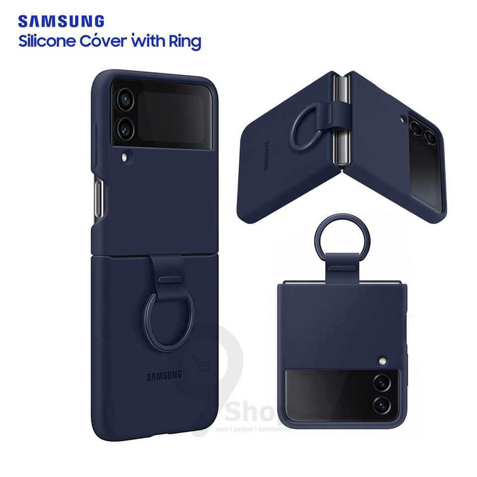 Galaxy Z Flip4 Silicone Cover with Ring
