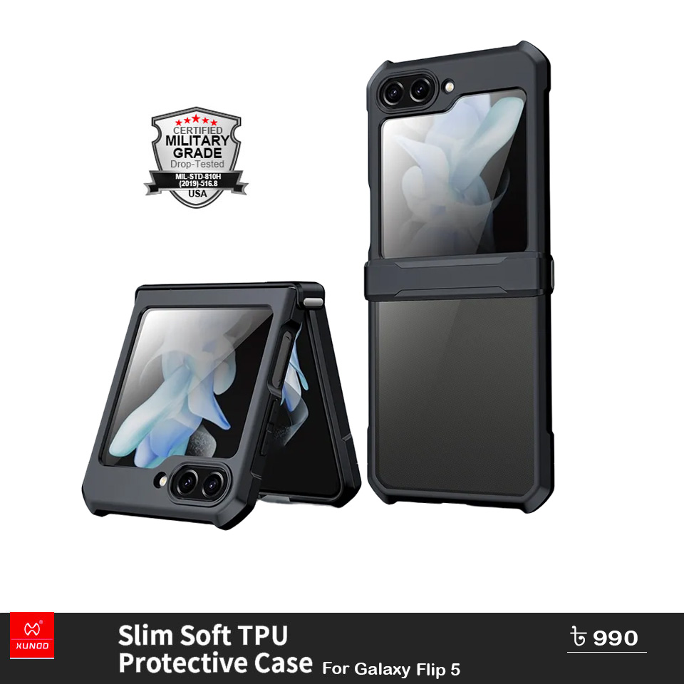 XUNDD Shockproof Slim Soft TPU Protactive Case For Galaxy Flip 5
