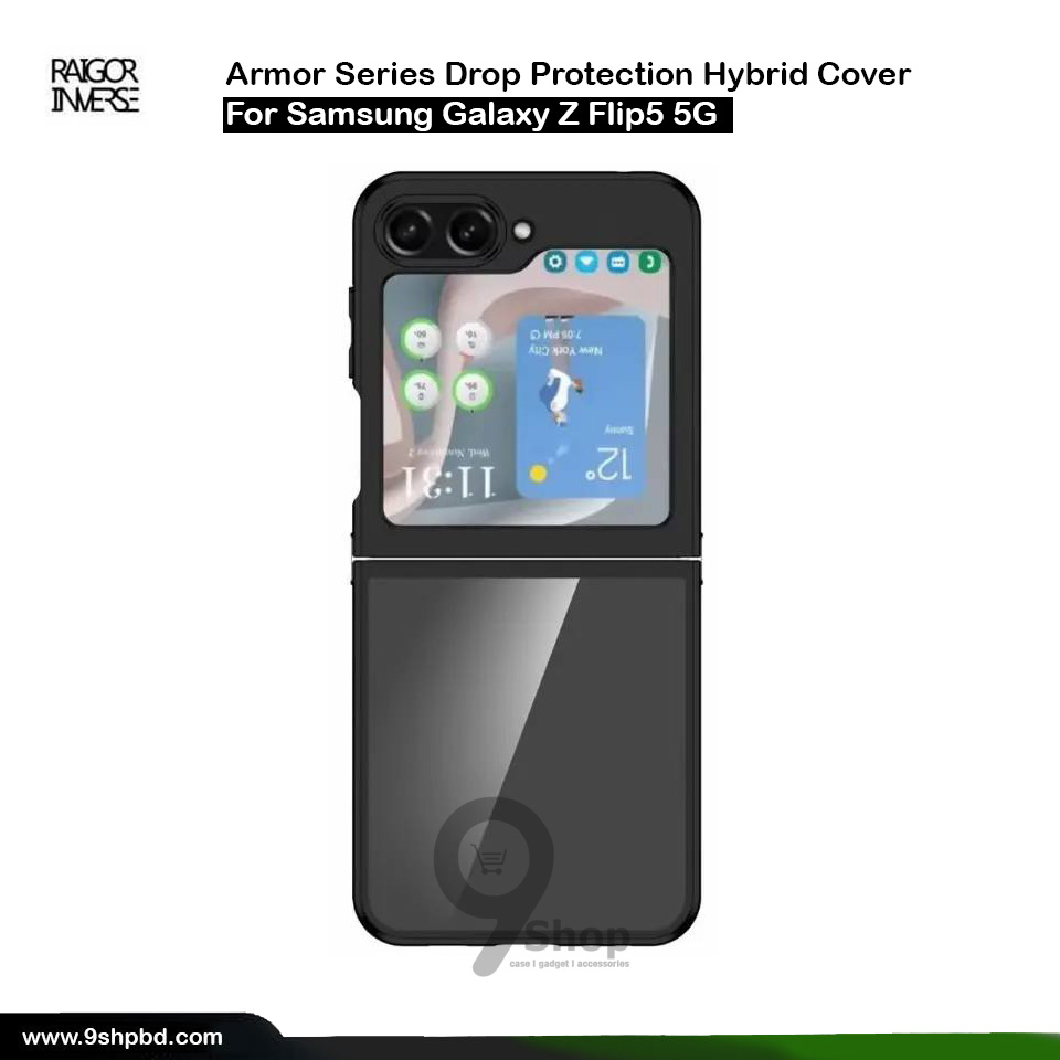 RAIGOR INVERSE Armor Series Drop Protection Hybrid Cover For Samsung Galaxy Z Flip 5 5G