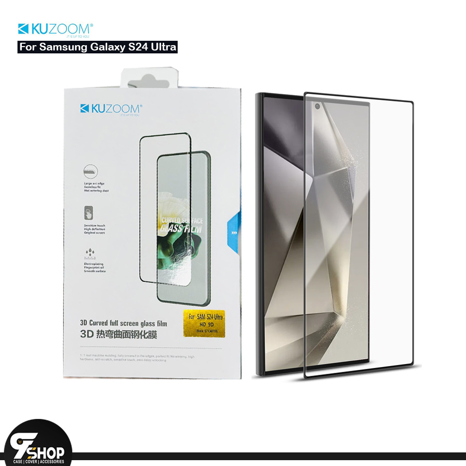 Kuzoom 3D Full Carved Screen Protector Flim for Galaxy S24 Ultra
