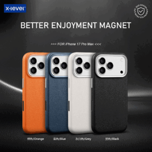 X-level Better Enjoyment Series Leather Magsafe Case for iPhone 17 Pro, 17 Pro Max