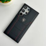 Ferrari Logo Leather Case For Samsung Galaxy S22 Ultra,S23 Ultra,S24 Ultra,S25 Ultra