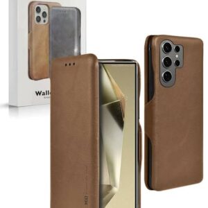 HDD Magnetic Leather Flip Card Holder Case for Samsung Galaxy S25 Ultra S23 Ultra S24 Ultra