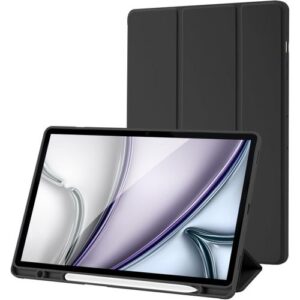 Smart TPU 2 Fold Auto Wake/Sleep Leather Case With Pencil Holder For Samsung Galaxy Tab
