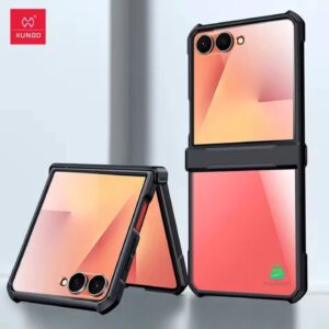 XUNDD For Samsung Galaxy Z Flip7 5G Case TPU + Acrylic Phone Cover with Small Screen Protector