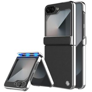 Nillkin Slim Leather Case for Samsung Galaxy Z Flip 6/7 with Magnetic Hinge Cover Protection