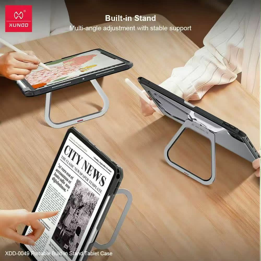 Xundd XDD-0049 Portable Built-in Stand Tablet Case for iPad - Image 2