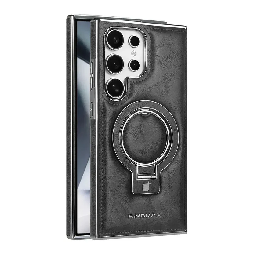 Business PU Leather Magnetic Magsafe Case For Samsung Galaxy S24 Ultra,S25 Ultra - Image 2