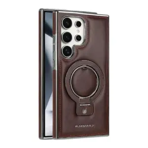 Business PU Leather Magnetic Magsafe Case For Samsung Galaxy S24 Ultra,S25 Ultra