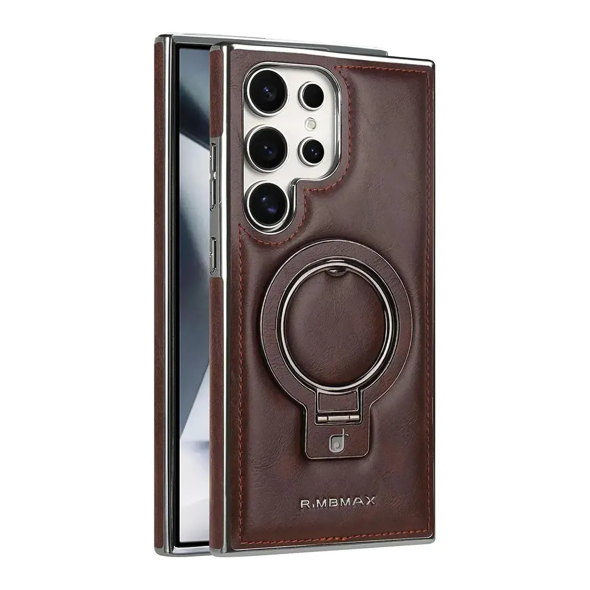 Business PU Leather Magnetic Magsafe Case For Samsung Galaxy S24 Ultra,S25 Ultra