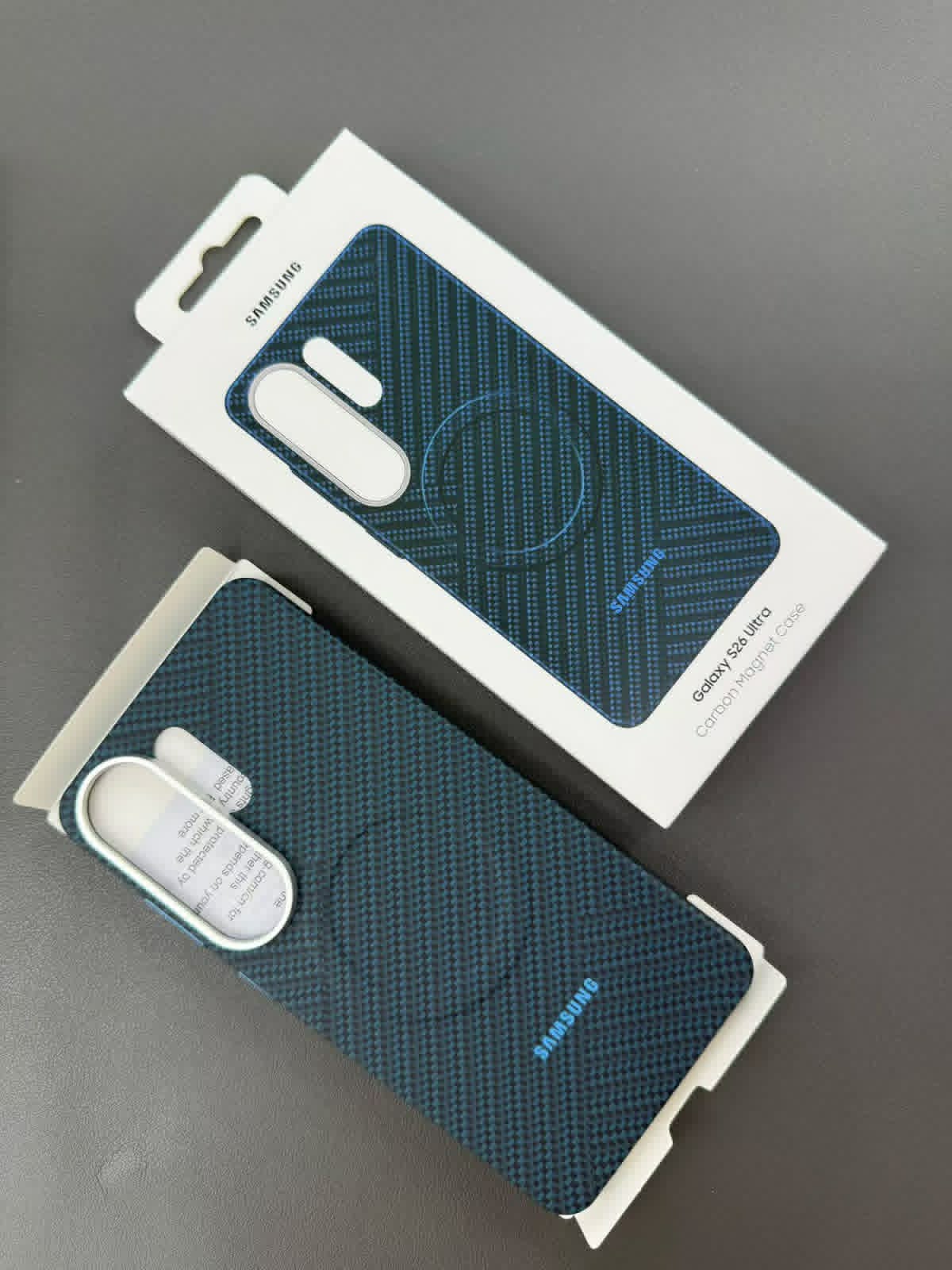 Galaxy S26 Ultra Carbon Magnet Case | Thin Carbon-Synthetic Fiber Cover & Magsafe Compatible - Image 2