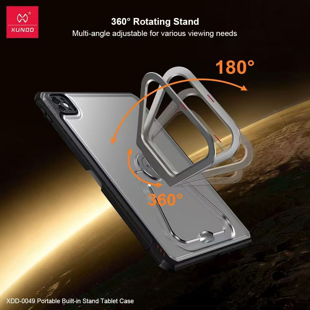 Xundd XDD-0049 Portable Built-in Stand Tablet Case for iPad - Image 5