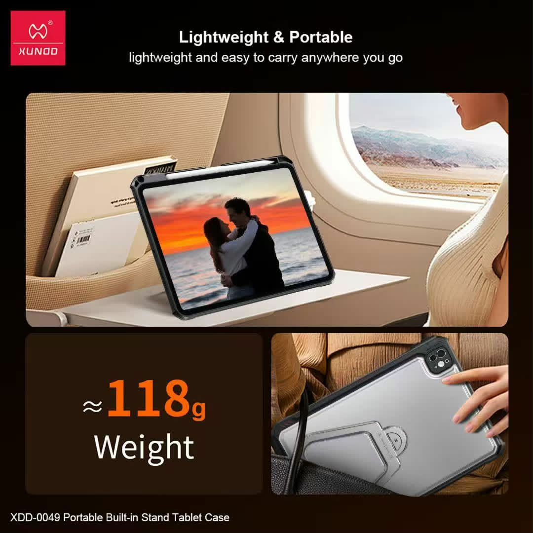 Xundd XDD-0049 Portable Built-in Stand Tablet Case for iPad - Image 3